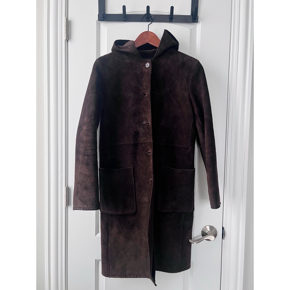 Kenneth Cole Leather Coat